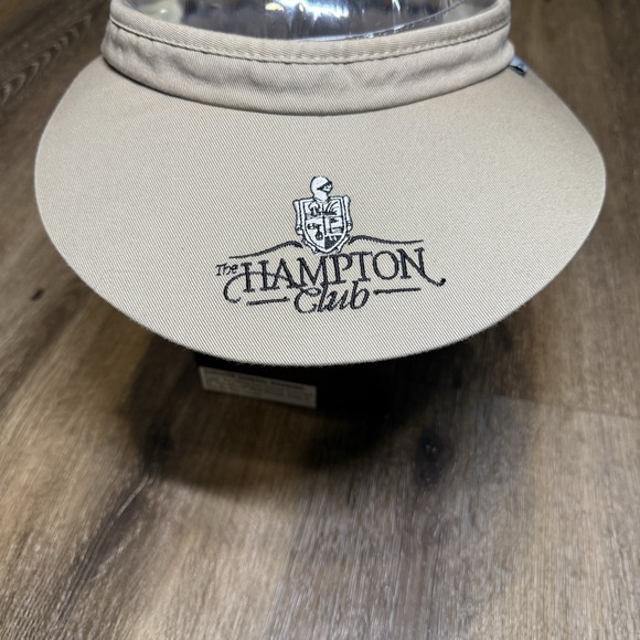 Imperial King & Prince Golf Visor Wide Brim Khaki Tan Black St‎ Simon Sea Island - Picture 2 of 7